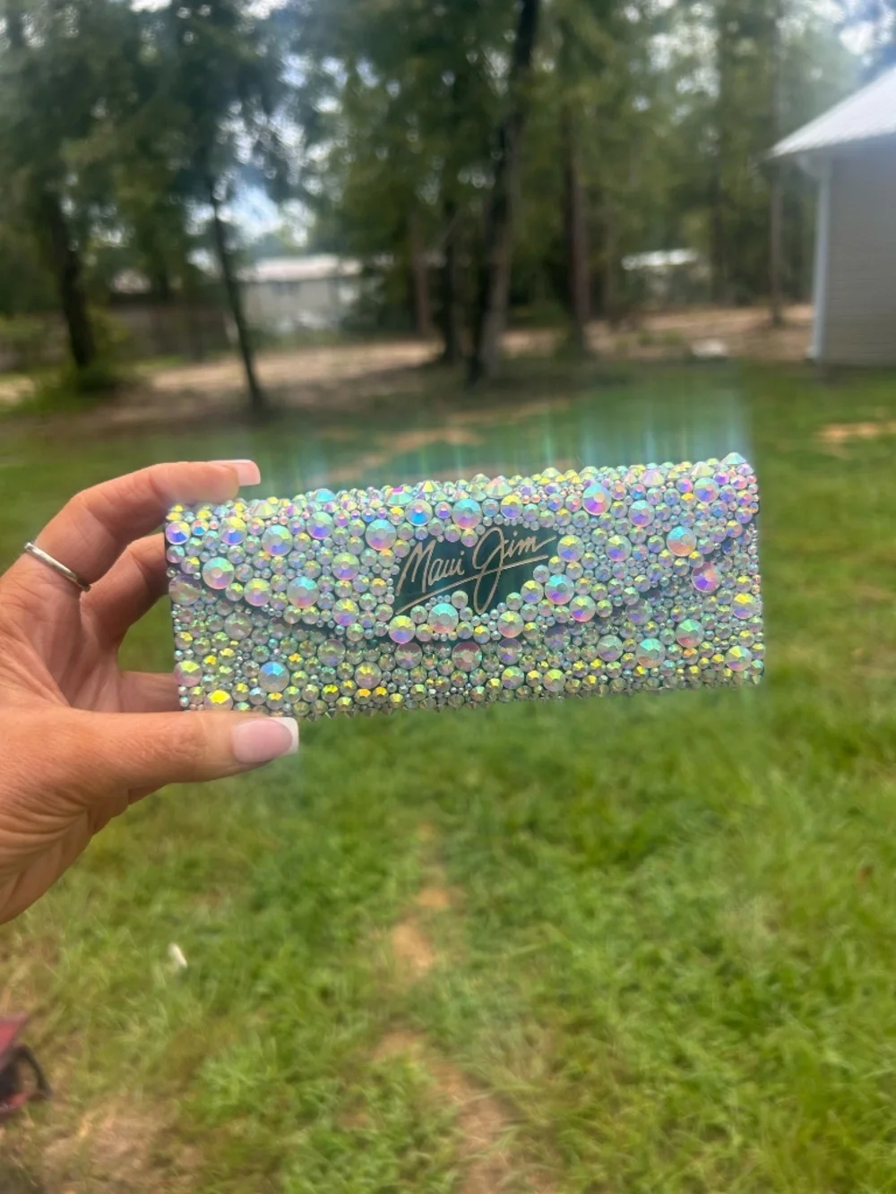 Rhinestone Maui Jim Sunglasses Case